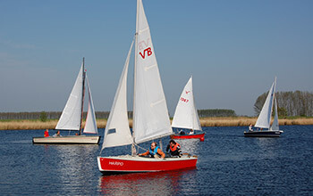 Zeilen in Zwolle bij de ZRZV