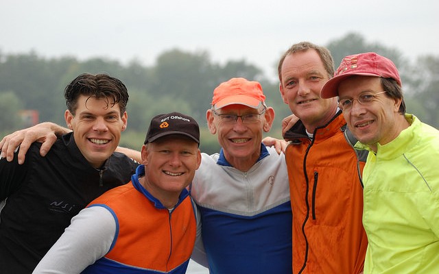 Mastenbroek Marathon 2015 - Het winnend team Zwolsche 4